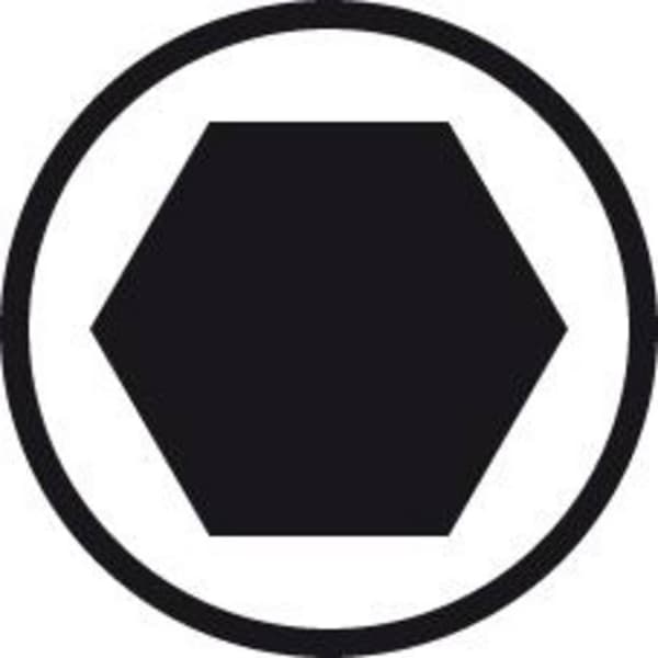 Wiha VDE Insexnyckel-skruvmejsel Nyckelvidd (metrisk): 6 mm Klinglängd: 150 mm Mått - Längd: 182 mm
