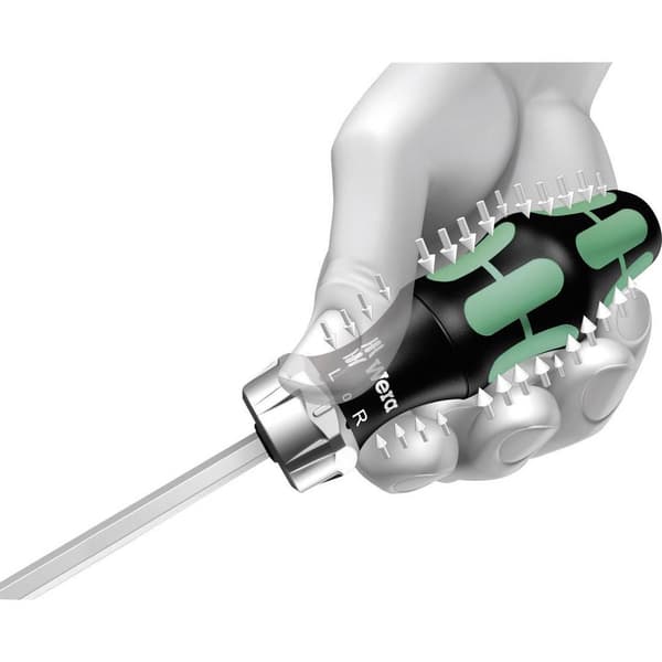 Wera 816 RA Verkstad Spärrskruvmejsel 1/4 DIN 3126, DIN ISO 1173