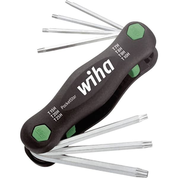 Wiha TORX BO Vinkelskruvmejselset TR 7, TR 8, TR 9, TR 10, TR 15, TR 20, TR 25 7 delar