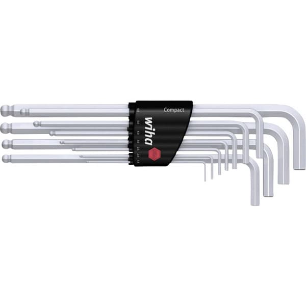 Wiha Inner-sexkantig Vinkelskruvmejselset 1.5 mm, 2 mm, 2.5 mm, 3 mm, 4 mm, 5 mm, 6 mm, 7 mm, 8 mm, 9 mm, 10 mm 11 dela