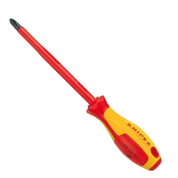 Knipex 98 24 03 VDE Stjärnskruvmejsel PH 3 Klinglängd: 150 mm DIN EN 60900