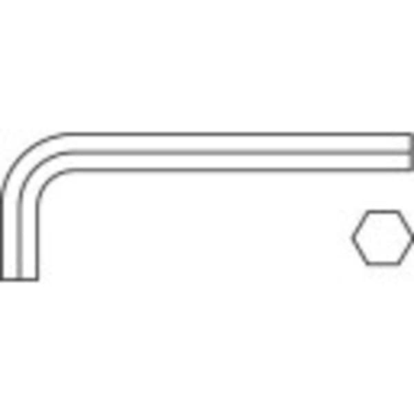 TOOLCRAFT 112846 Inner-sexkantig Vinkelskruvmejsel 0.9 mm DIN 911