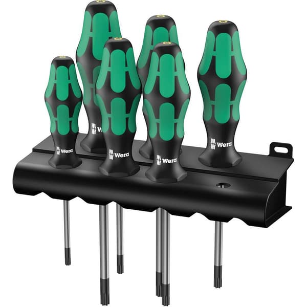 Wera 367/6 TORX® Skruvmejsel set Verkstad 6 delar Inner-TORX
