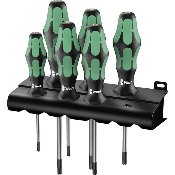 Wera 367/6 TORX® HF Skruvmejsel set Verkstad 6 delar Inner-TORX
