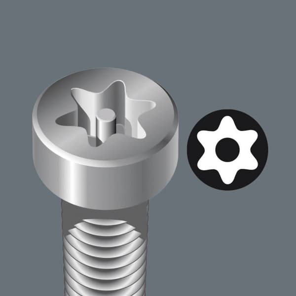 Wera 967 SPKL/9 Multicolour Inner-TORX, TORX BO Vinkelskruvmejselset T 8, T 9, T 10, T 15, T 20, T 25, T 27, T 30, T 40