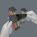 Miniatyrbild 3 av 4: Wera Multicolour Inner-TORX Vinkelskruvmejselset T 8, T 9, T 10, T 15, T 20, T 25, T 27, T 30, T 40 9 delar