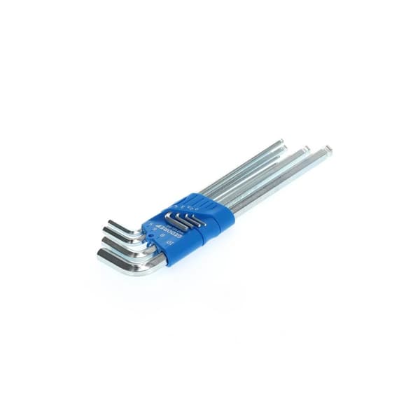Gedore 1523988 Inner-sexkantig Vinkelskruvmejselset 2 mm, 2.5 mm, 3 mm, 4 mm, 5 mm, 6 mm, 8 mm, 10 mm 8 delar