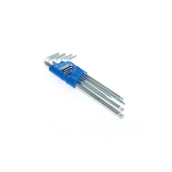 Gedore 1523988 Inner-sexkantig Vinkelskruvmejselset 2 mm, 2.5 mm, 3 mm, 4 mm, 5 mm, 6 mm, 8 mm, 10 mm 8 delar