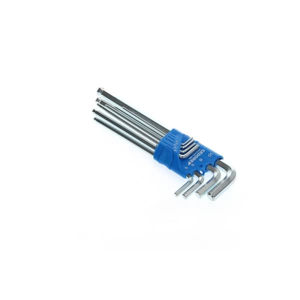 Gedore 1523988 Inner-sexkantig Vinkelskruvmejselset 2 mm, 2.5 mm, 3 mm, 4 mm, 5 mm, 6 mm, 8 mm, 10 mm 8 delar
