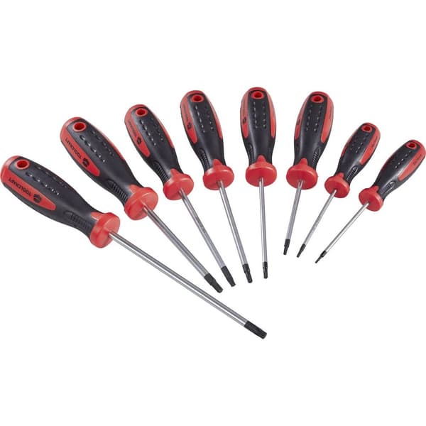 TOOLCRAFT Skruvmejsel set Verkstad 8 delar