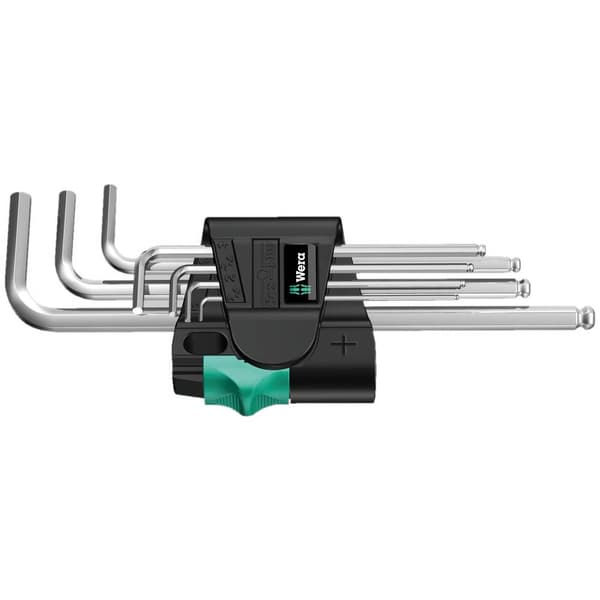 Wera 950 PKL/7 SM N Inner-sexkantig Vinkelskruvmejselset 1.5 mm, 2 mm, 2.5 mm, 3 mm, 4 mm, 5 mm, 6 mm 7 delar