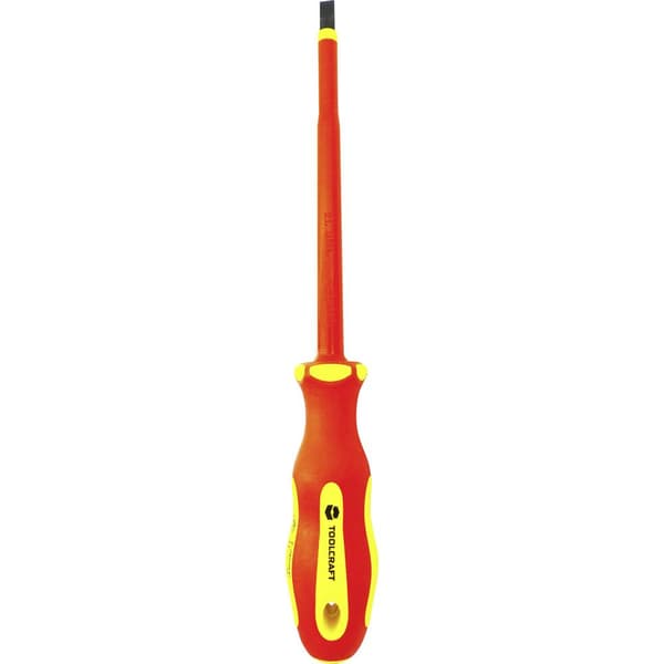 TOOLCRAFT SL 6.5 VDE, Elektronik och finmekanik, Verkstad Spårskruvmejsel Klinglängd: 150 mm