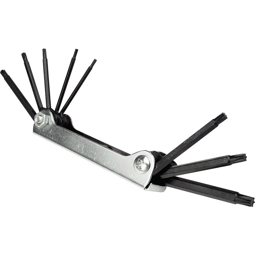 Inner-sextandhålsgrepp (TX) Vinkelskruvmejselset 8 delar Brüder Mannesmann