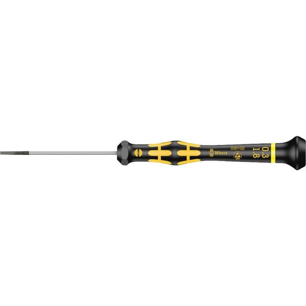 Wera 1578 A ESD Spårskruvmejsel Klingbredd: 1.8 mm Klinglängd: 60 mm