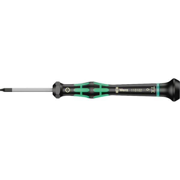 Wera 2067 Elektronik och finmekanik Torx-skruvmejsel Storlek (skruvmejsel) T 6 Klinglängd: 40 mm 1 st