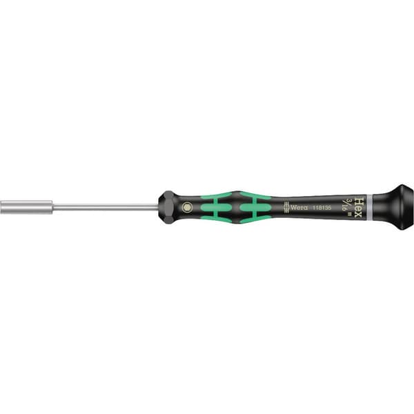 Wera 2069 Hylsskruvmejsel Elektronik och finmekanik Nyckelvidd (metrisk): 4.8 mm Nyckellängd (tum): 3/16 tum Klinglängd