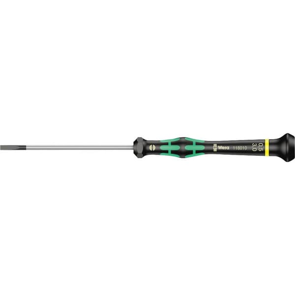 Elektronik och finmekanik Spårskruvmejsel Wera 2035 05118010001 Klingbredd: 3 mm Klinglängd: 80 mm