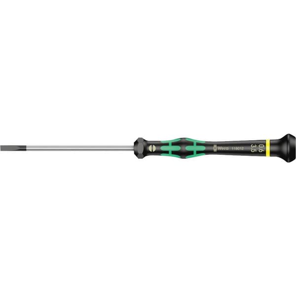 Elektronik och finmekanik Spårskruvmejsel Wera 2035 05118012001 Klingbredd: 3.5 mm Klinglängd: 80 mm