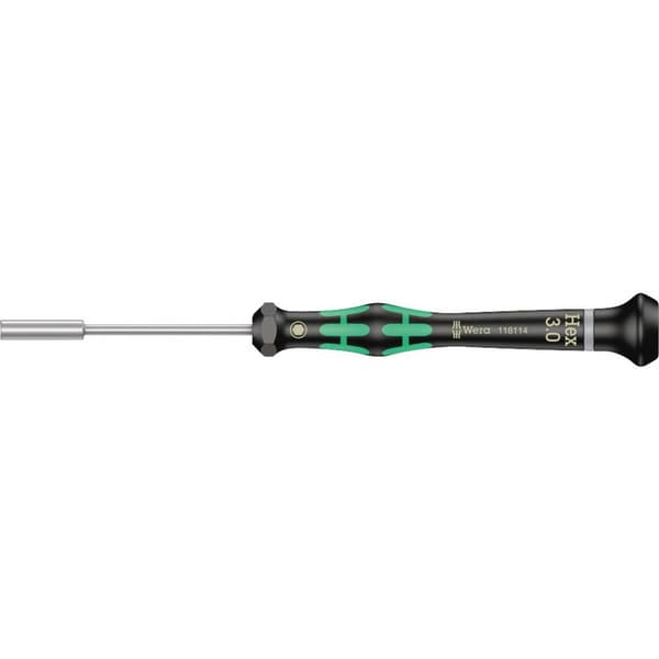 Elektronik och finmekanik Hylsskruvmejsel Wera 2069 Nyckelvidd (metrisk): 3 mm