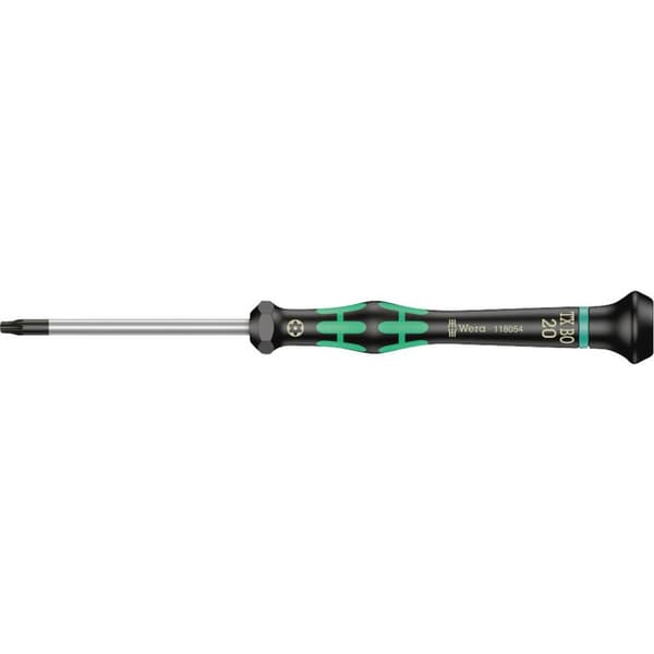 Wera 2067 Elektronik och finmekanik Torx-skruvmejsel Storlek (skruvmejsel) TR 20 Klinglängd: 60 mm 1 st