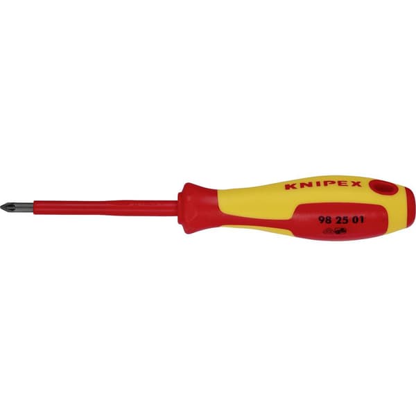 Knipex 98 25 01 VDE Stjärnskruvmejsel PZ 1 Klinglängd: 80 mm DIN EN 60900