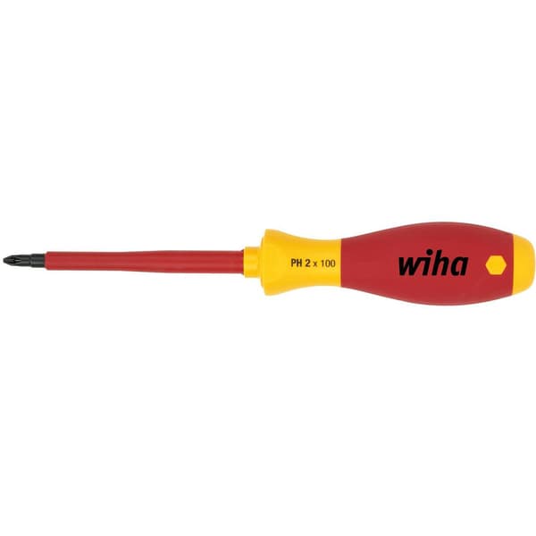 Wiha 00847 VDE Stjärnskruvmejsel PH 1 Klinglängd: 80 mm DIN ISO 8764, DIN EN 60900