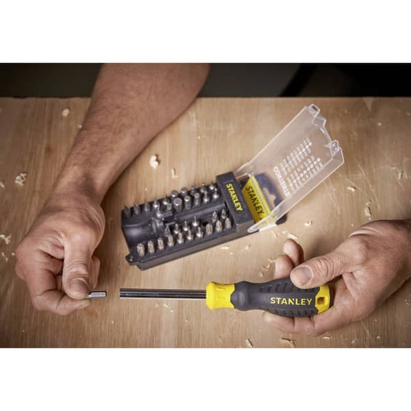 STANLEY Skruvmejsel set 35 delar
