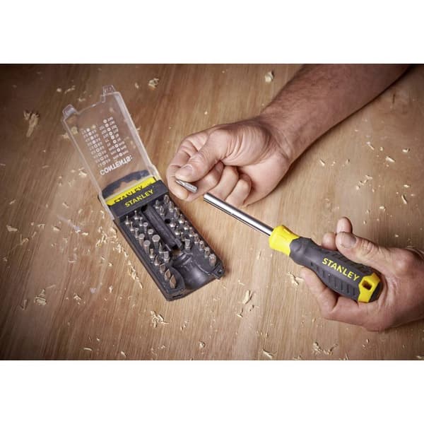 STANLEY Skruvmejsel set 35 delar