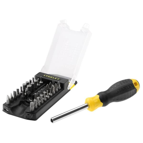 STANLEY Skruvmejsel set 35 delar