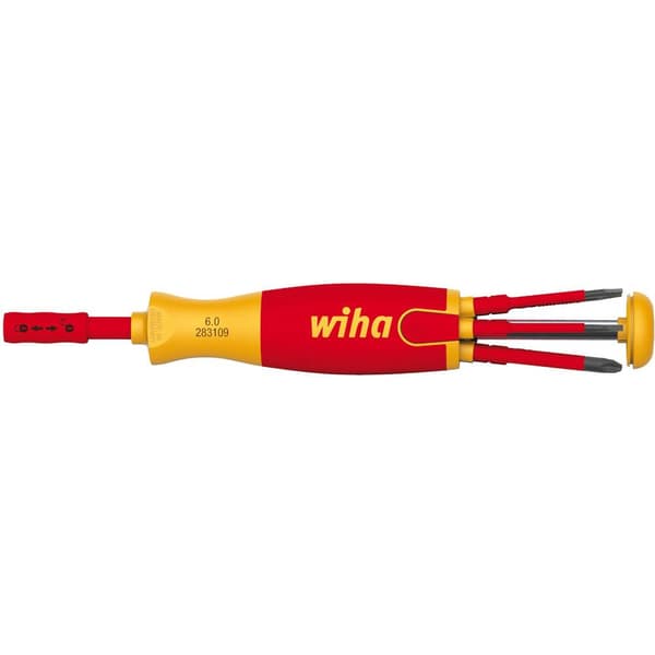 Wiha Bitskruvmejsel VDE 6 delar Spår, Pozidriv, Plus/Minus