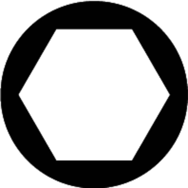 Wiha Hylsskruvmejsel Nyckelvidd (metrisk): 6.0 mm Klinglängd: 60 mm
