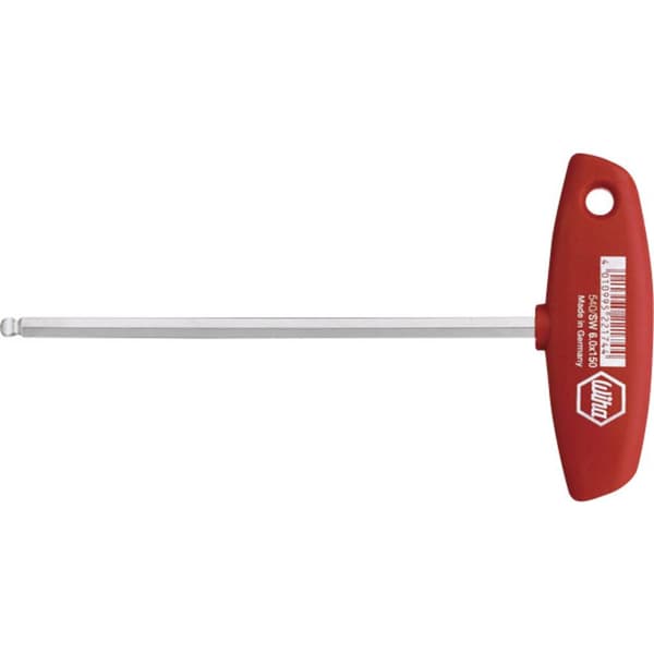 Wiha Verkstad Insexnyckel-skruvmejsel Nyckelvidd (metrisk): 4 mm Klinglängd: 150 mm Mått - Längd: 176 mm