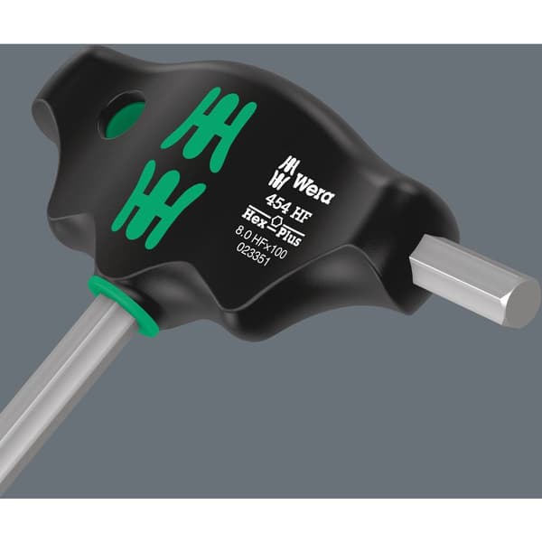 Wera 454 HF Insexnyckel-skruvmejsel Nyckelvidd (metrisk): 7 mm Klinglängd: 200 mm