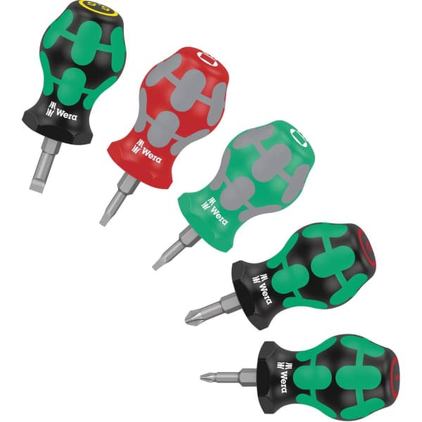 Wera Stubby Set 3 Skruvmejsel set 5 delar