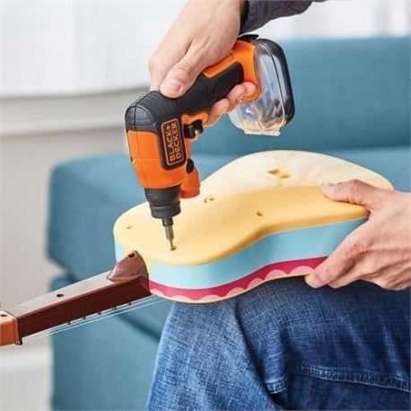 BLACK &amp; DECKER BDCSFS30C-QW trådlös skruvmejsel - 3,6 V - svart