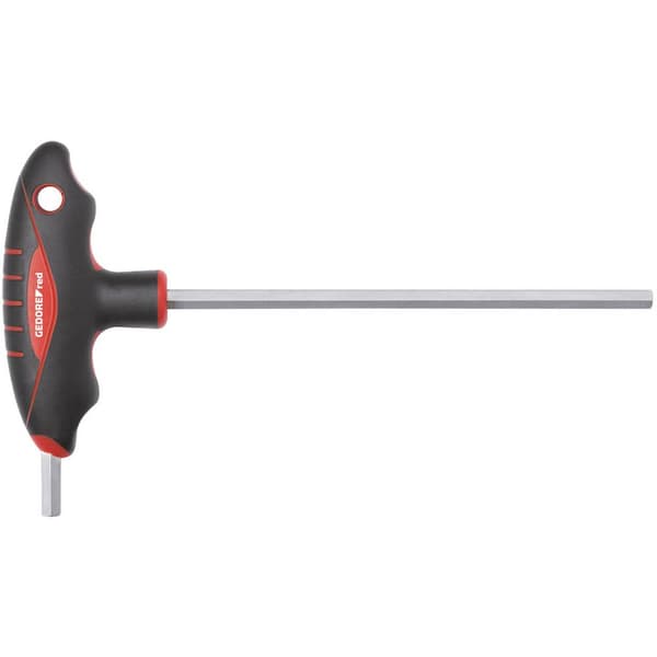 Gedore RED R38670512 Insexnyckel-skruvmejsel Nyckelvidd (metrisk): 5 mm Klinglängd: 65 mm Mått - Längd: 150 mm