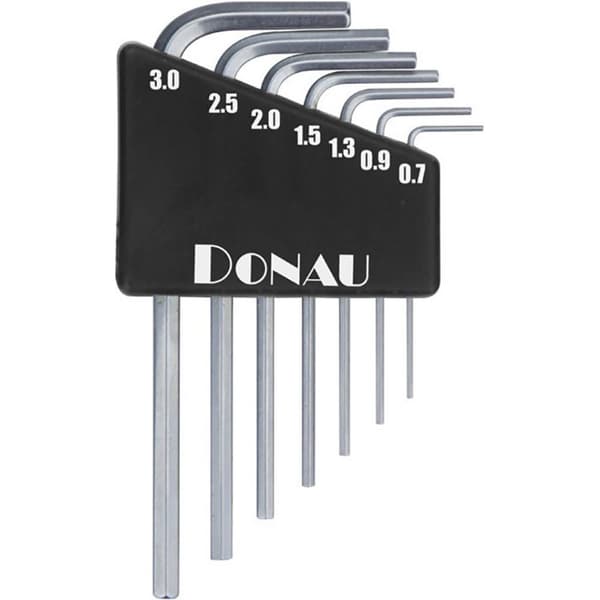 Donau Elektronik Sexkantnyckel, set 7 delar