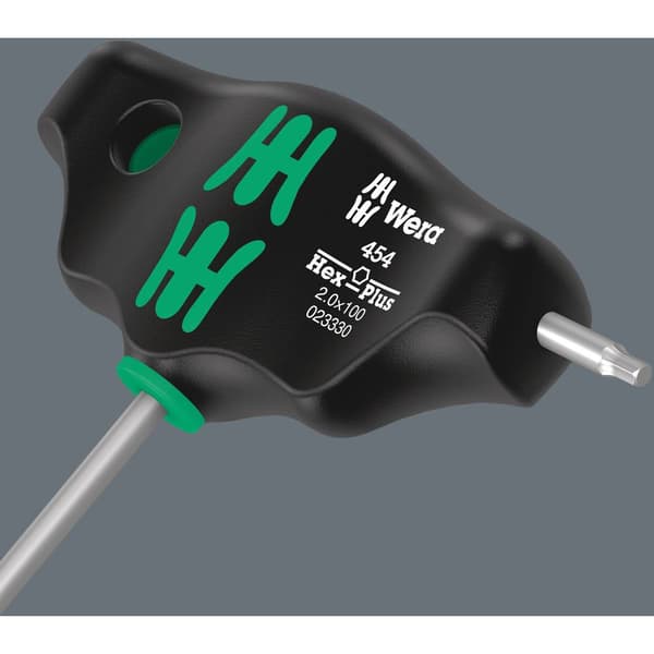 Wera 454 Imperial Insexnyckel-skruvmejsel Nyckellängd (tum): 3/32 tum Klinglängd: 150 mm
