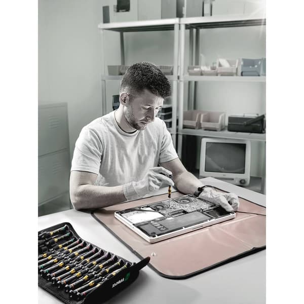 Wera Kraftform ESD Micro Big Pack 1 Skruvmejsel set ESD 25 delar Stjärnspår Phillips, TORX, TORX Plus, Pentalobe, Spår,