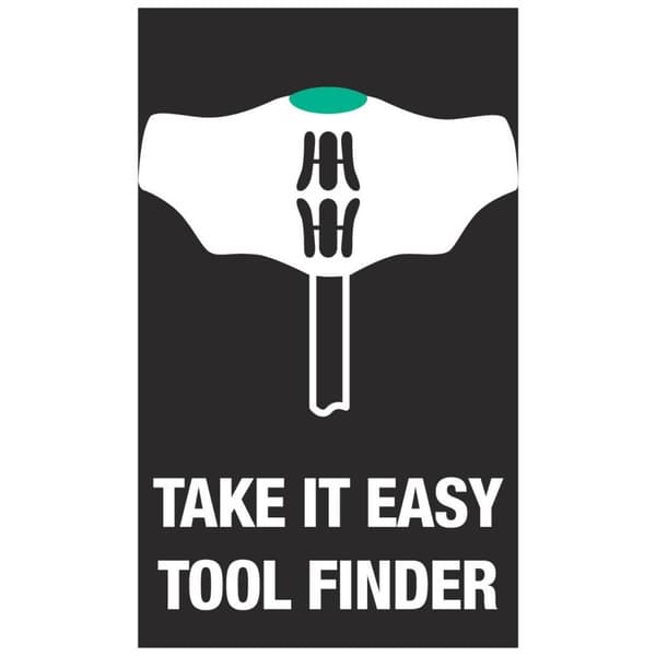 Wera Bicycle Set 6 Skruvmejsel set 10 delar TORX, Inner-sexkantig