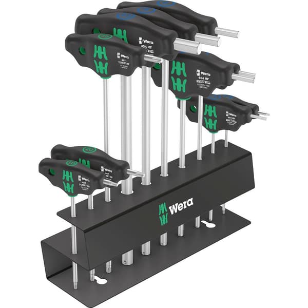 Wera Bicycle Set 6 Skruvmejsel set 10 delar TORX, Inner-sexkantig