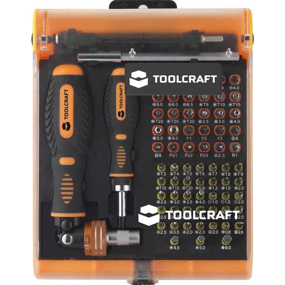 Verkstad Skruvmejsel set 73 delar TOOLCRAFT