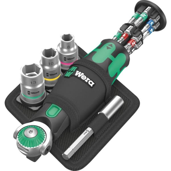 Wera Zyklop Pocket 2 Bitskruvmejsel 1/4, 3/8