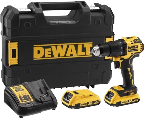 DeWalt-DCD709D2T-QW akkuvasara 18 V - 2 x 2 Ah li-ion