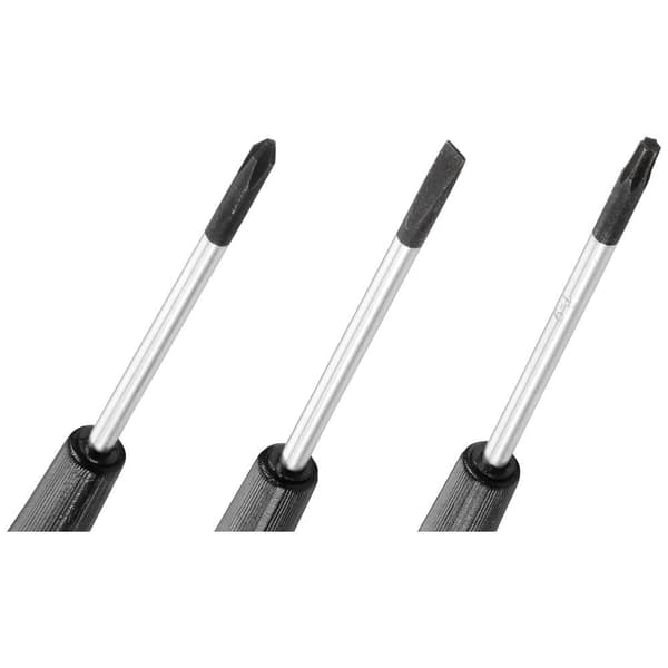 TOOLCRAFT Skruvmejsel set 9 delar Spår, Stjärnspår Phillips, T-Profil