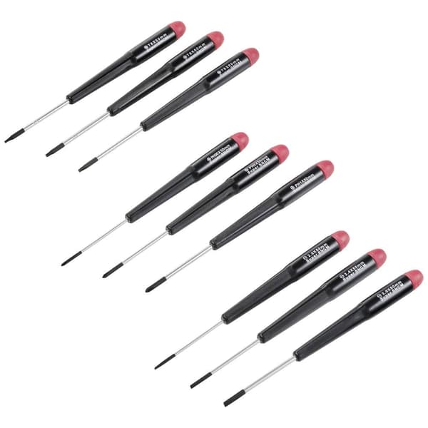TOOLCRAFT Skruvmejsel set 9 delar Spår, Stjärnspår Phillips, T-Profil