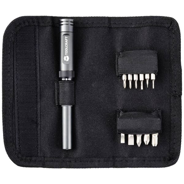 TOOLCRAFT Skruvmejsel set Universell, 1/4 (6.3 mm)