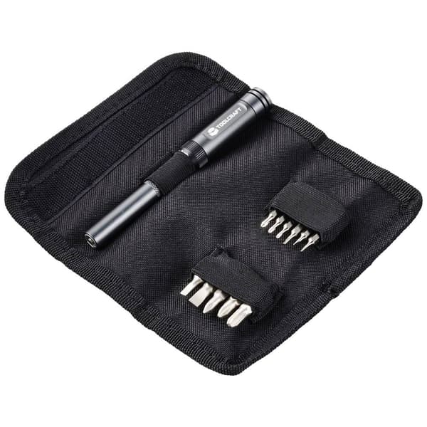 TOOLCRAFT Skruvmejsel set Universell, 1/4 (6.3 mm)