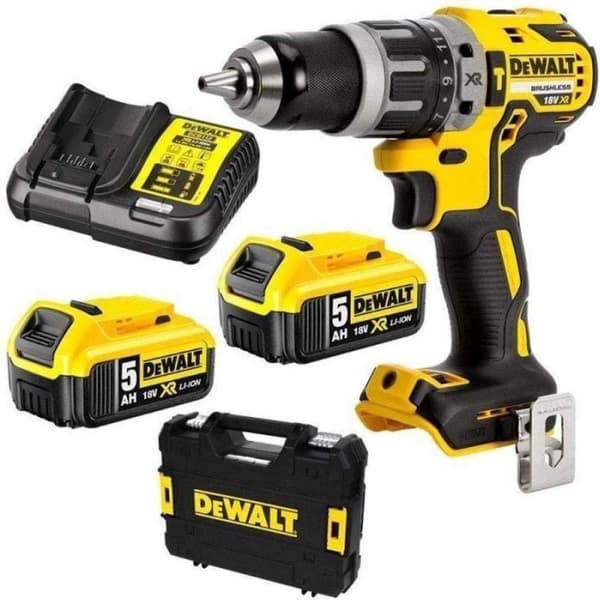 DeWalt DCD796P2 Akku slagboremaskine - 18V - 2 batterier