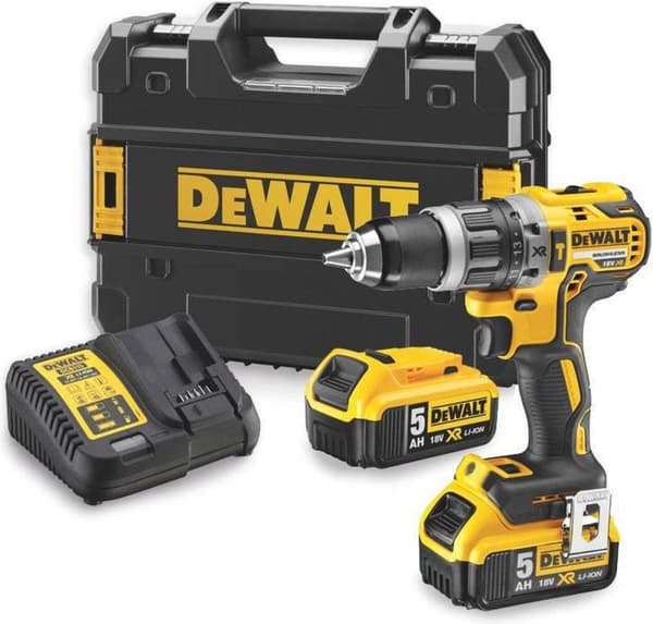 DeWalt DCD796P2 Akku slagboremaskine - 18V - 2 batterier